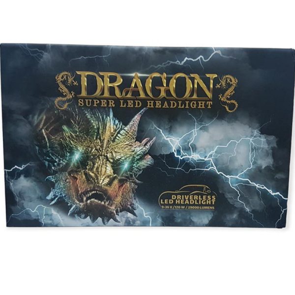 لامپ هدلایت خودرو DRAGON مدل 9005 (سفید) بسته دو عددی