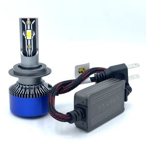 لامپ هدلایت خودرو DRAGON مدل H7 (سفید) بسته دو عددی