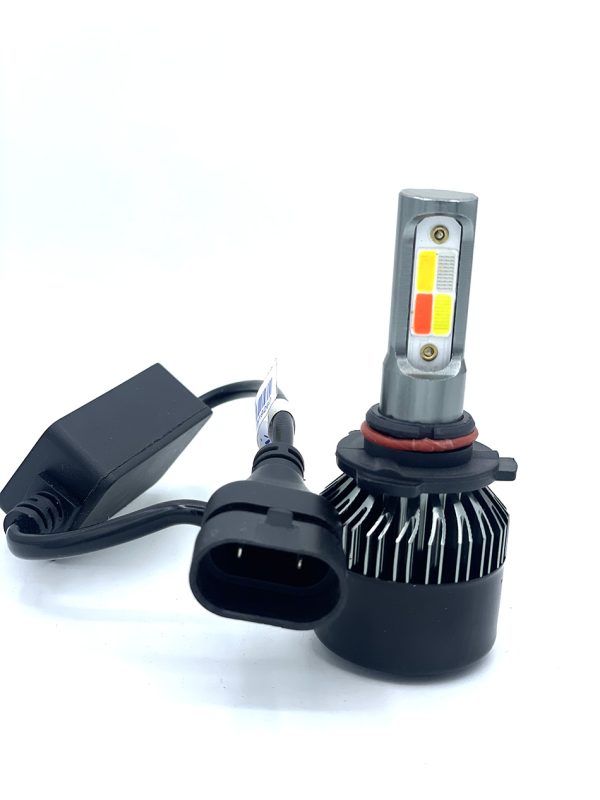 لامپ هدلایت خودرو D4 مدل 9005 (چهار رنگ-پنج حالته) بسته دو عددی
