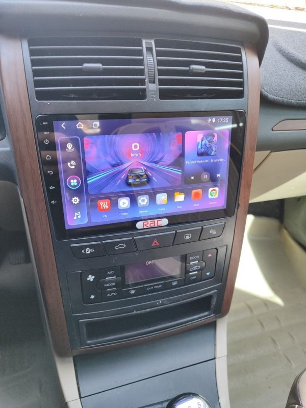 مانیتور اندروید راک مدل s150 Plus مناسب برای خودروی پژو پارس داشبورد جدید
